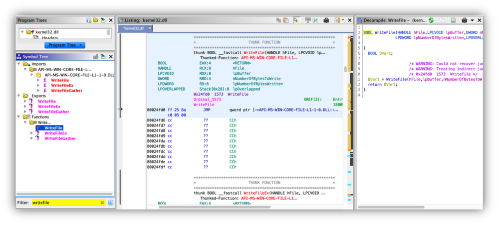 User-mode API hooks and bypasses