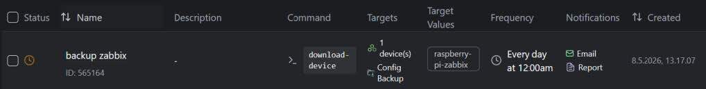 Add task in rConfig