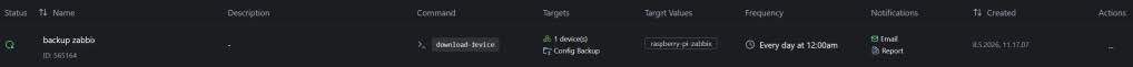 Scheduled tasks in rConfig